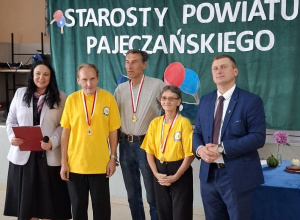 Turniej tenisa stołowego o Puchar Starosty Pajęczańskiego.