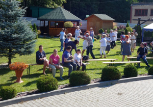 Widok ogólny ogrodu w ŚDS-Pknik Integracyjny